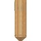 Ekena Millwork Thorton Arts and Crafts Rough Sawn Bracket w/ Offset Brace, Western Red Cedar, 8"W x 28"D x 28"H BKT0806X28X28THR03RWR - alternate 3